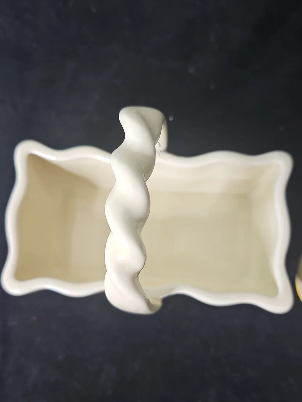 Ceramic Bunny Salt & Pepper Set with Basket